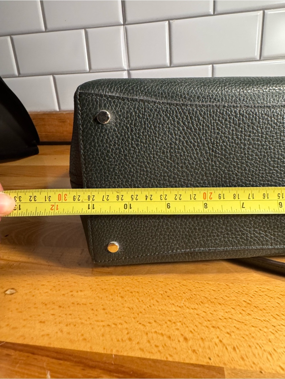 Kate Spade New York Leila Medium Triple Compartment Satchel Emerald Green - Picture 10 of 16